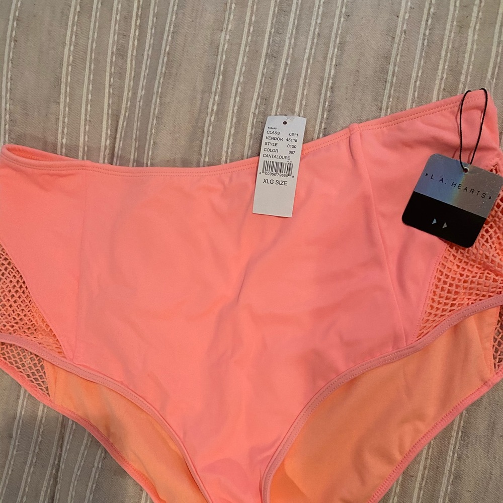 High waisted bikini bottoms